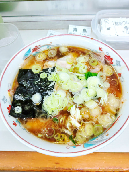 「青島チャーシュー大 1050円 ネギ50円」@青島食堂 秋葉原店の写真