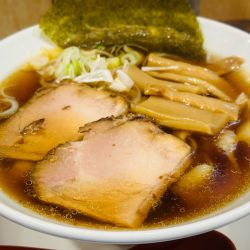 正油ラーメン 750円 刀削麺に変更 70円