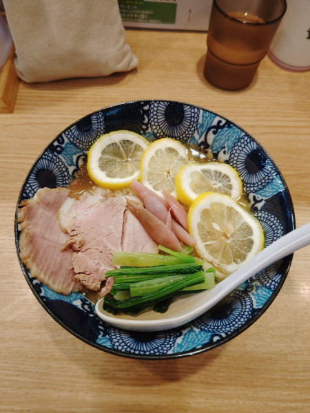 「茗荷と檸檬のあんかけ蕎麦(1,200円)」@麺や独歩 昭島本店の写真