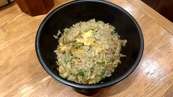 「半チャーハン（半チャーハンセット　３９０円）」@花木流味噌ラーメンの写真