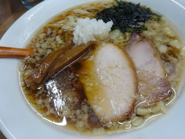 「夜限定 背脂煮干そば980円」@中華そば うゑ田の写真