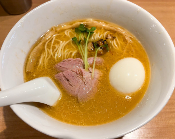 「味玉金目鯛らぁ麺」@らぁ麺 鳳仙花の写真