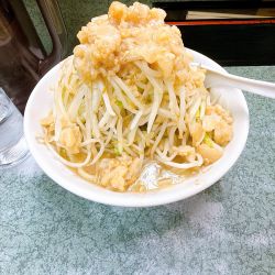 ラーメン少なめヤサイ塊脂