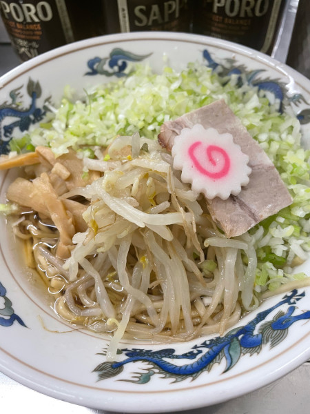 「油そば コマネギ」@中華そば みたかの写真