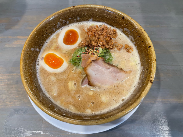 「味噌(¥1,100) 味玉(¥100)」@麺房 鶏くらふとの写真