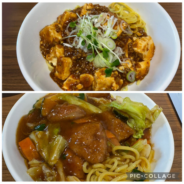 「マーボーメン冷やし900円、スタミナ冷やし900円→0円」@ラーメンえるびすの写真