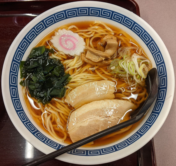 「昔ながらのしょうゆラーメン 640円」@山田うどん食堂 竜ヶ崎店の写真