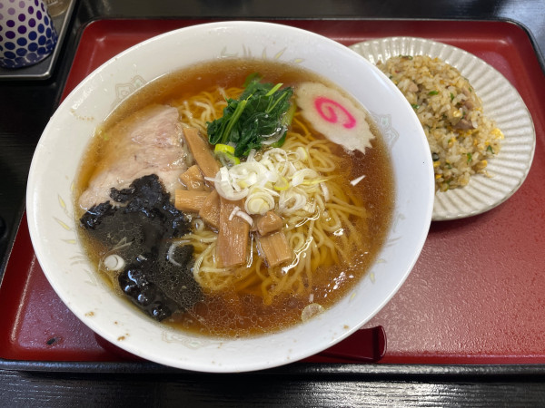 「半チャーハン・ラーメンセット」@ラーメン五月の写真