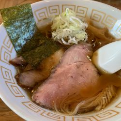 海老そば(850円)