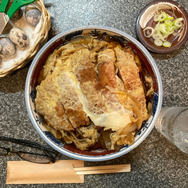 「とんかつそば」@新川 長寿庵の写真