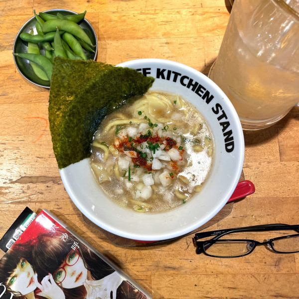 「ミニ煮干ラーメン」@ビーフキッチンスタンド 新橋店の写真