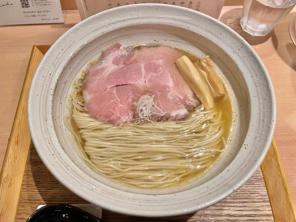 「塩そば+和え玉」@塩そば まえだの写真