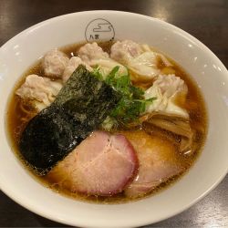 肉ワンタン麺（黒だし）1,250円