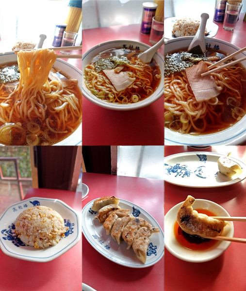 「『ラーメン+半チャーハン+餃子(￥400+370+300)』」@高社楼の写真