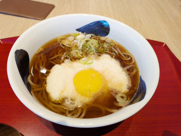 「月見とろろそば(780円)」@そばじ アトレ川崎店の写真