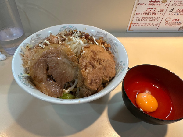 「汁なし250g」@豚豚拍子 権堂店の写真