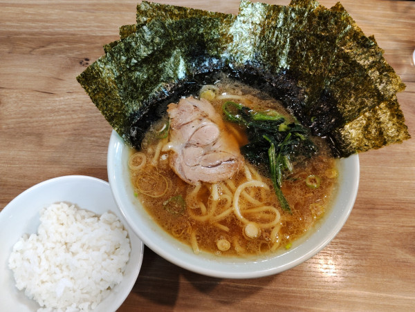 「ラーメン並　海苔増し」@元喜家 さくら店の写真
