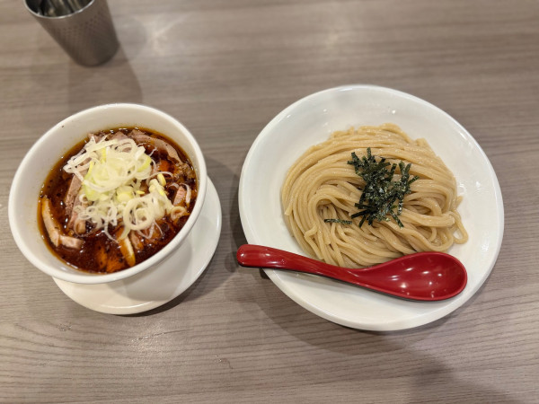 「チャーシューつけそば1450円」@Menpeki Ginger Noodles（麺壁生姜麺）の写真