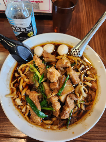 「スタ満ソバ、まさおトッピング」@元祖スタミナ満点らーめん すず鬼 熊谷うえちゃん店の写真