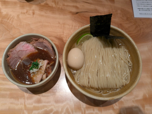 「特製つけ麺1700円大盛り200円割里スープ50円」@迂直の写真