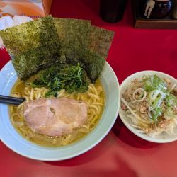 ラーメンプラス、ネギ飯