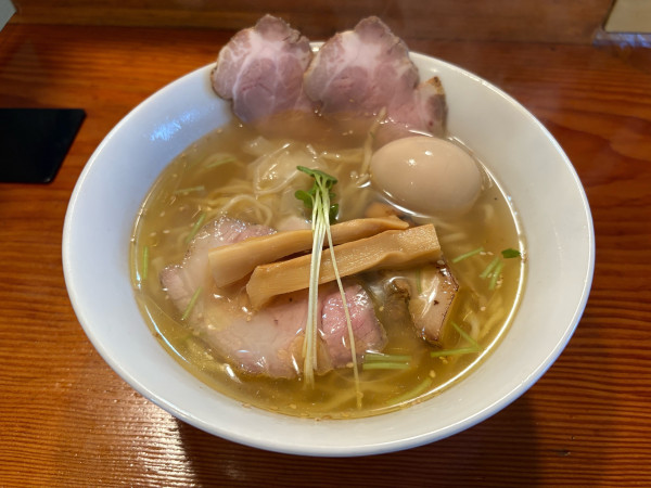 「特製中華そば・塩」@中華そば 陽なたの写真