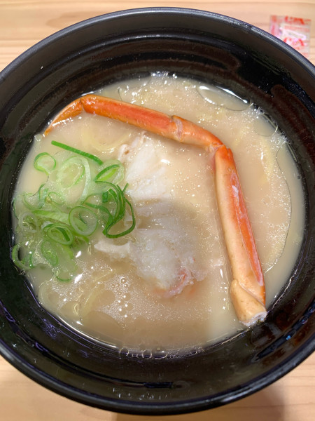 「かに白湯ラーメン」@スシロー 松戸八ケ崎店の写真