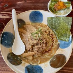 汁なし担々麺¥1,000+スパイスライス¥200