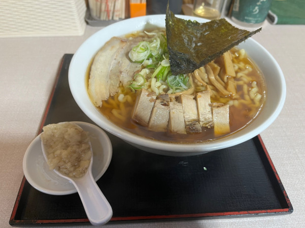 「ラーメン（並）＋大盛り」@麺屋酒田inみなとの写真
