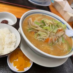 野菜ラーメン（味噌味）＋特製からしみそ