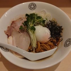 【限定】混ぜそば¥1200-〆のライス付き