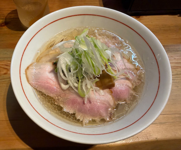 「白海老ワンタンチャーシュー」@日本橋 朱鷺の写真