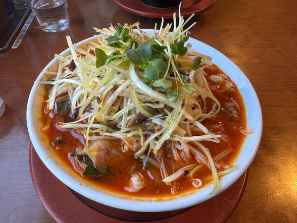 「辛味噌肉ねぎ」@みそらーめん 満開屋 芝東店の写真