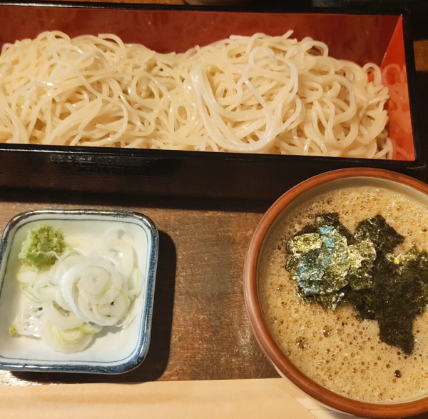 「とろろそば（冷）」@そば処 石墨の写真