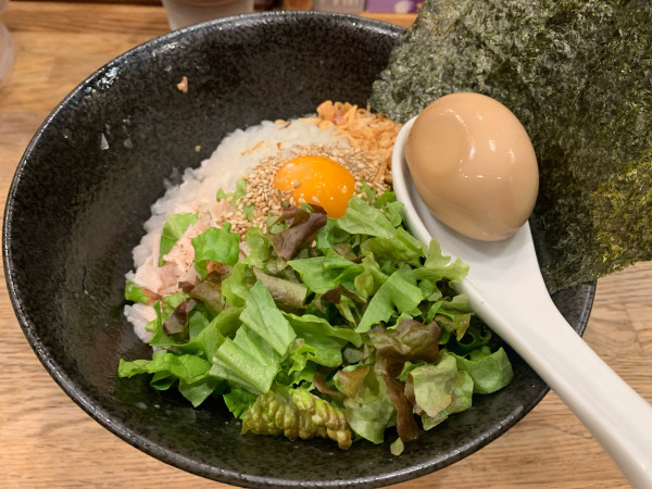 「まぜそば　鶏塩」@麺屋時茂の写真