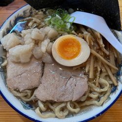 中華そば 小盛 濃い口油ぽく