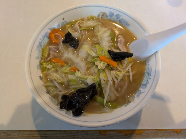 「タンメン：750円」@洋食・中華 壽栄の写真