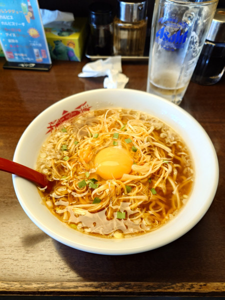 「ネギ玉ラーメン」@ラーメン ガキ大将 高田店の写真