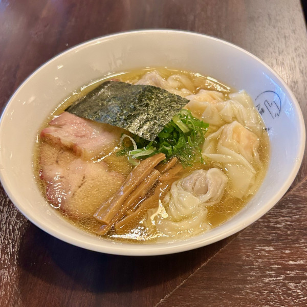 特製ハーフワンタン麵（白：1220円）＋切り落としチャーシュー200円