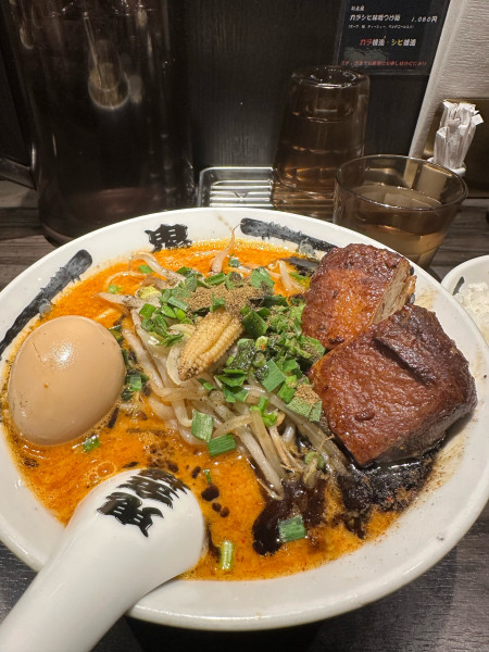 「特製カラシビ味噌らー麺(辛さ普通、シビ増し)」@カラシビ味噌らー麺 鬼金棒の写真