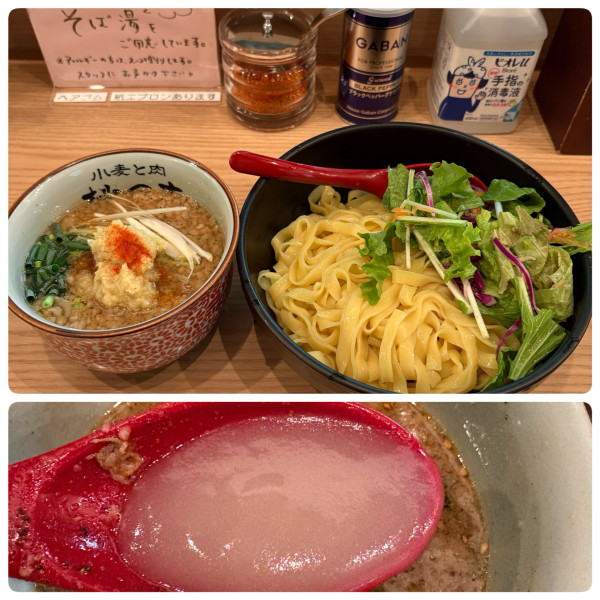 「背脂生姜醤油1050円」@小麦と肉 桃の木の写真