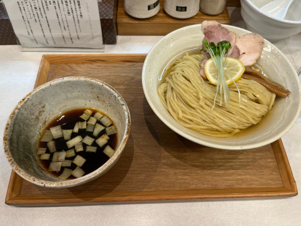 「昆布水つけ麺醤油　大盛り」@RAMEN TSUKEMEN YAMATOの写真