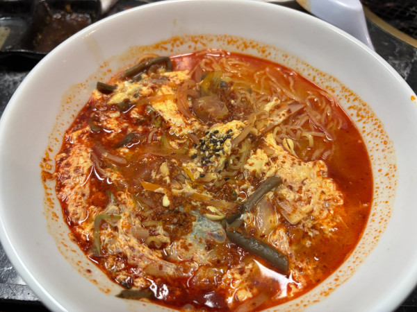 「テグタンラーメン」@焼肉 新羅の写真