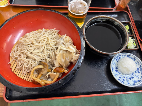 「塩原だいこんきのこそば」@そば八の写真