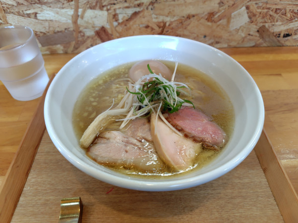 「味玉塩ラーメン¥1150」@JAPANESE RAMEN マンちゃん 住吉店の写真