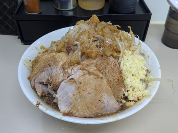 「らーめん（全まし）1000円」@自家製麺 太宰 本店の写真