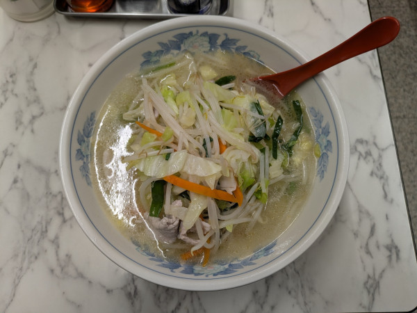 「タンメン：710円」@らーめん ほうらいの写真