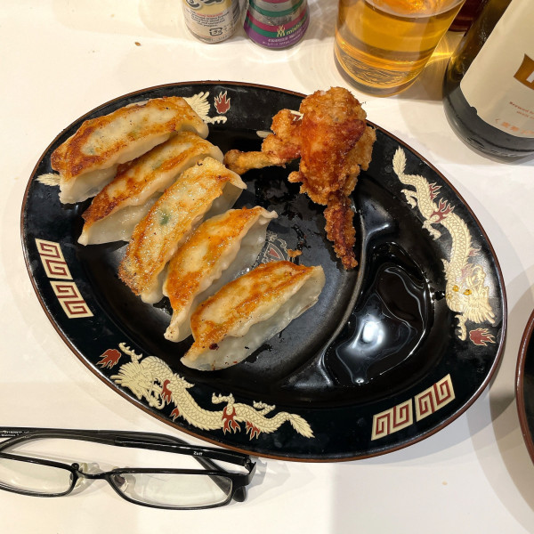 「餃子（5個）」@北海道らーめん みそ熊 茅場町店の写真