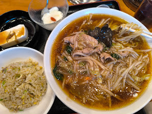 「麺セット サンマーメン＋半チャーハン(1,050)」@食為天の写真