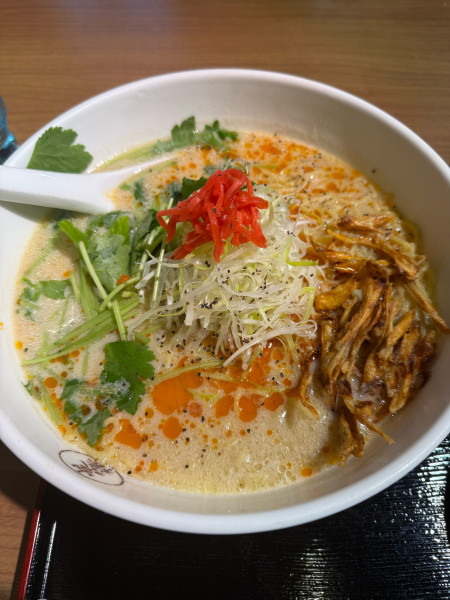 「麻辣豆乳麺」@山泉楼 宇都宮駅東店の写真